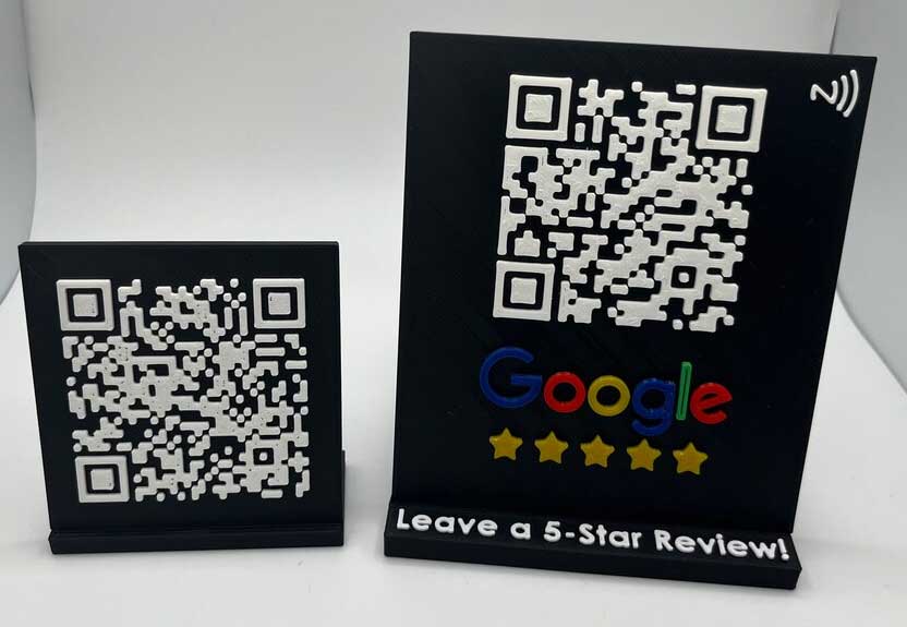 Dynamic 3D Printed QR Codes